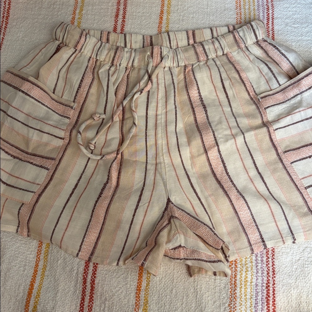 Small - NWOT - L*space - Beige and Pink Shorts